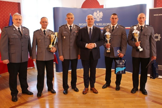 Policjanci z Kościana na podium konkursu na najlepszy patrol