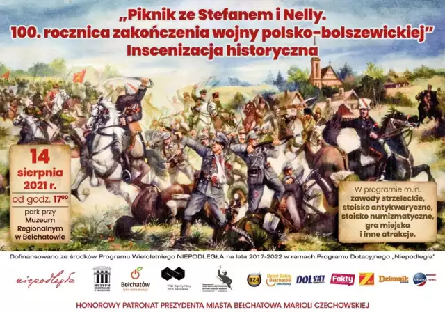 W sobotę, 14 sierpnia, bełchatowianie będą mieć okazję uczestniczenia w żywej lekcji historii. W parku za Muzeum Regionalnym odtworzona zostanie bitwa pod Hrubieszowem, w której zginął Stefan Hellwig. Początek pikniku zaplanowano na godz. 17:00.