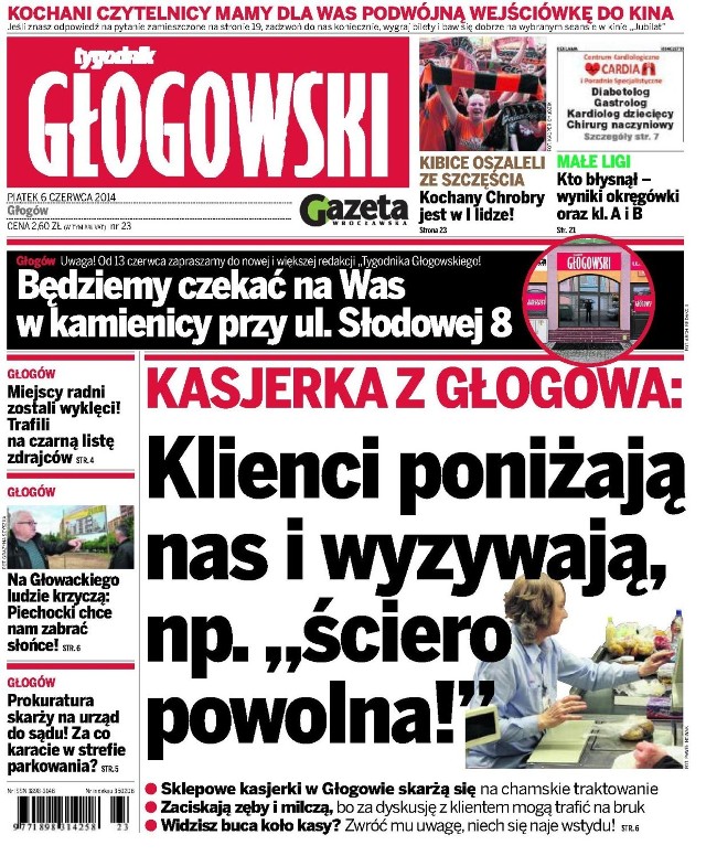 Tygodnik Głogowski w sprzedaży od piątku