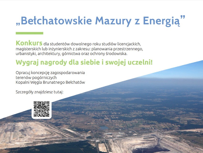 Wymyśl przestrzeń na terenach po Kopalni Bełchatów. PGE GIEK kusi atrakcyjnymi nagrodami finansowymi