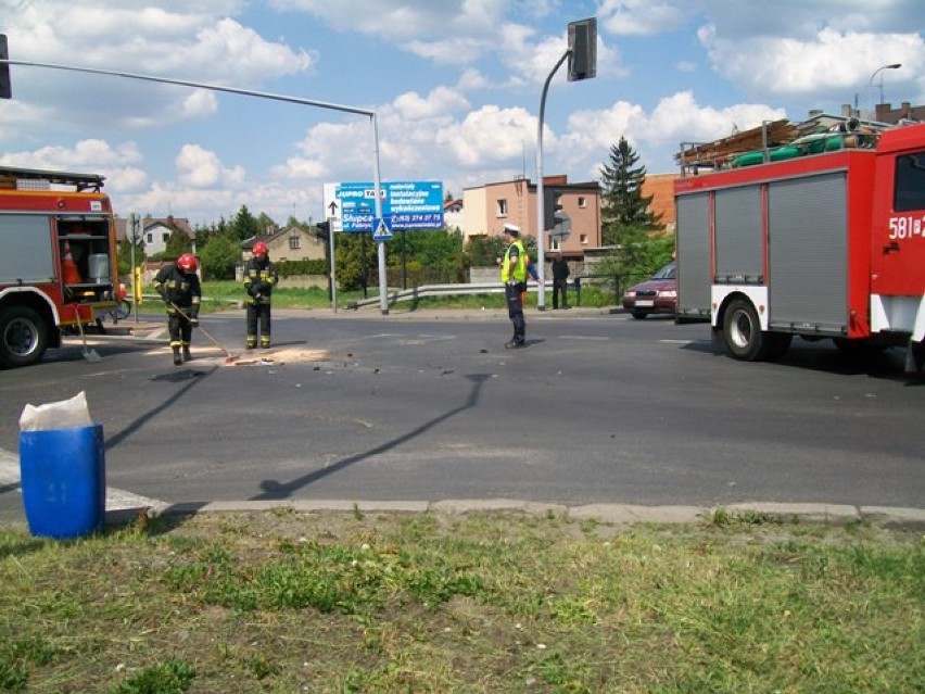 Słupca: Dwa wypadki na ulicy Objazdowej