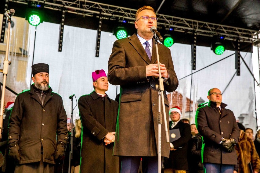 Życzenia białostoczanom złożył wiceprezydent Białegostoku, a...