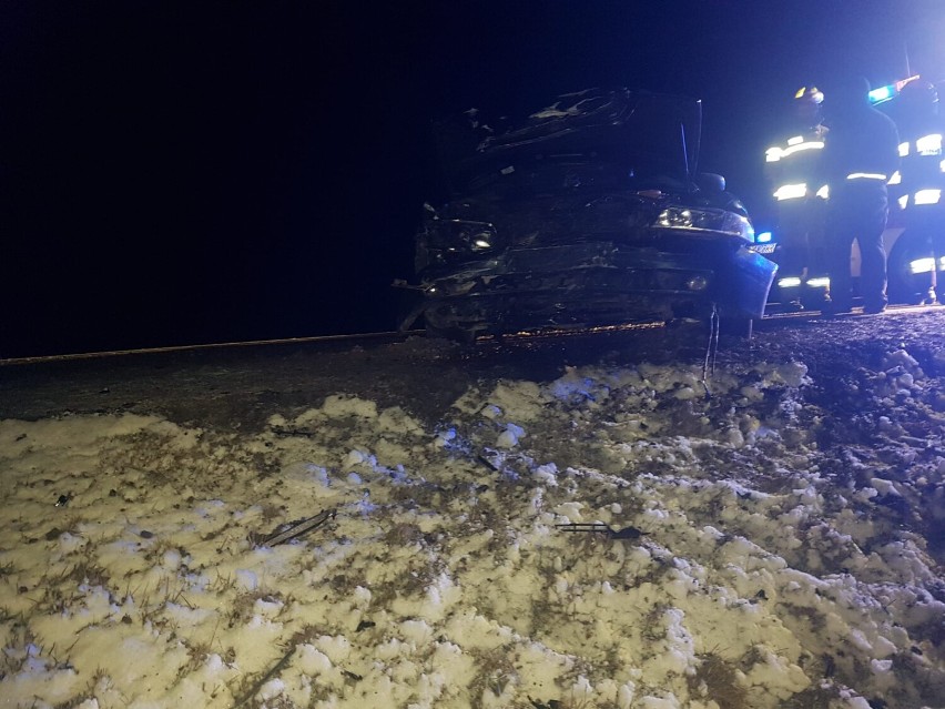 Kolejny wypadek na "krajówce" w Hopowie. Na szczęście tym razem bez ofiar i rannych