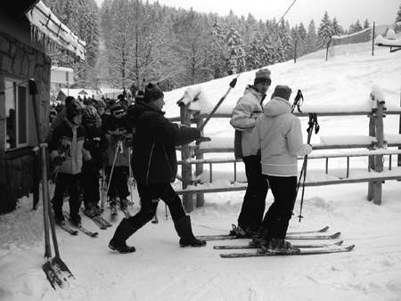 Świąteczna przerwa sprawiła, że wszystkie stoki w Szczyrku był oblegane przez narciarzy.   jacek rojkowski