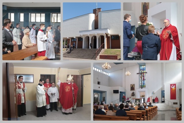 Biskup Wiesław Mering poświęcił elewację i zakrystię kościoła pw. NMP Królowej Polski na Zawiślu we Włocławku.
