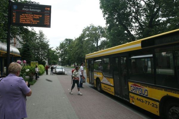 MPK Nowy Sącz: tablica wyświetli przyjazd autobusu