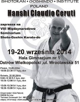 Ostrów: Seminarium karate. Szkolenie poprowadzi hanshi Claudio Ceruti