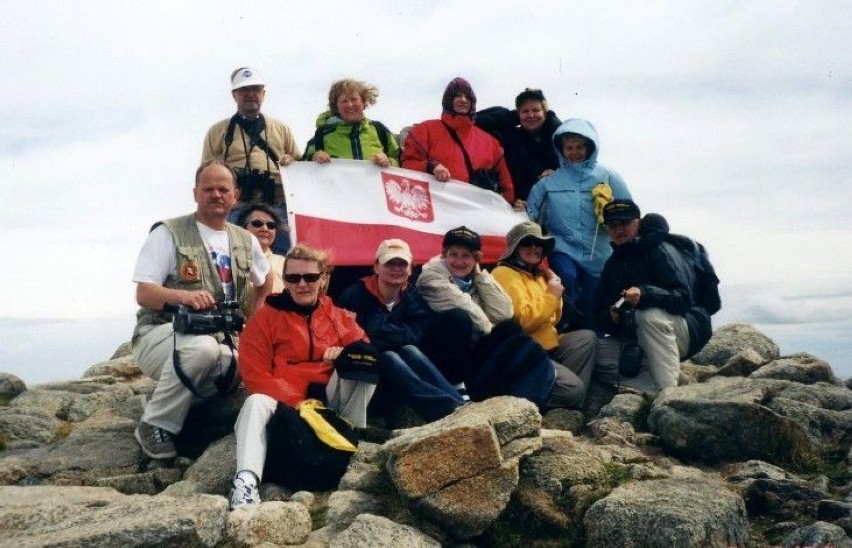 Australia. Grupa Polonijnych podróżników na szczycie Góry...