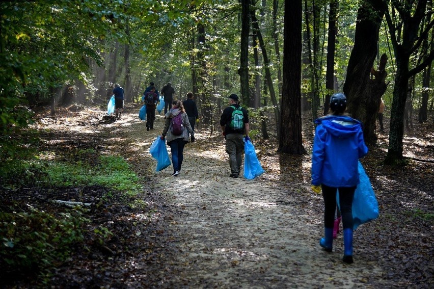 Piąty tomaszowski event w Skansenie Rzeki Pilicy. Uczestnicy sprzątali lasy spalskie nad Pilicą [ZDJĘCIA]