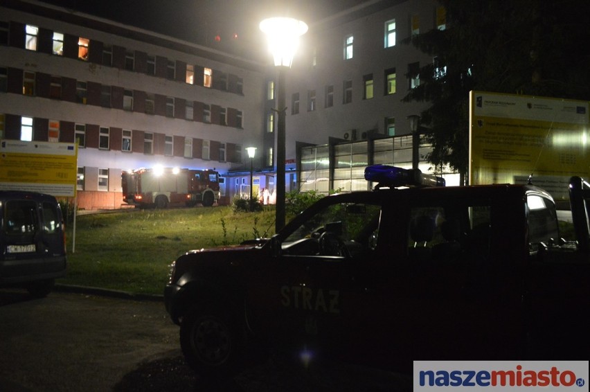 Pożar w Wojewódzkim Szpitalu Specjalistycznym we Włocławku