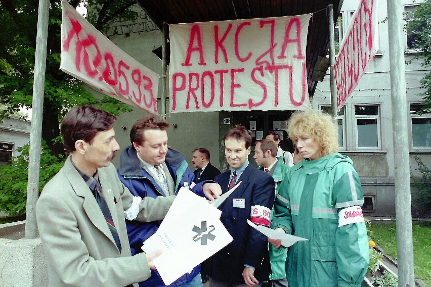 Jedna z wielu akcji protestacyjnych w tamtym czasie