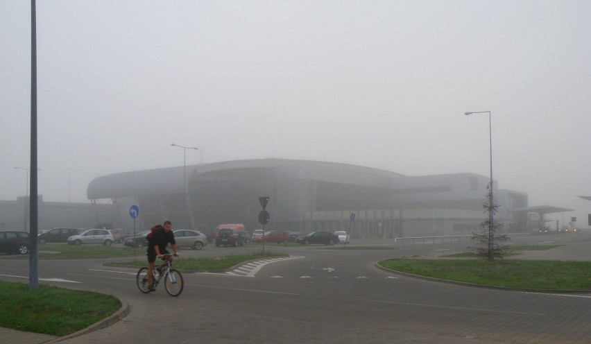 Poznańska Ławica we mgle