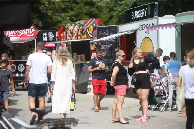 Zlot food trucków w Parku Sieleckim w Sosnowcu