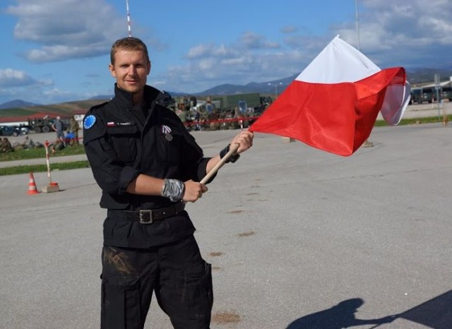 Policjant z Opola drugi w Dancon March