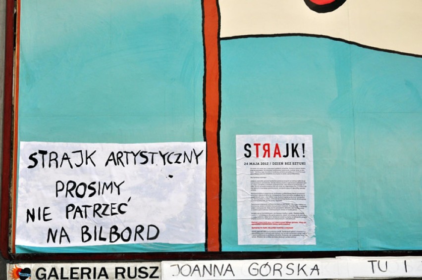 Galeria Rusz przystępuje do strajku!