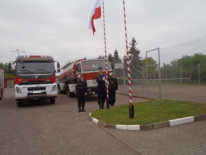 Tak strażacy obchodzili Dzień Flagi Rzeczypospolitej Polskiej