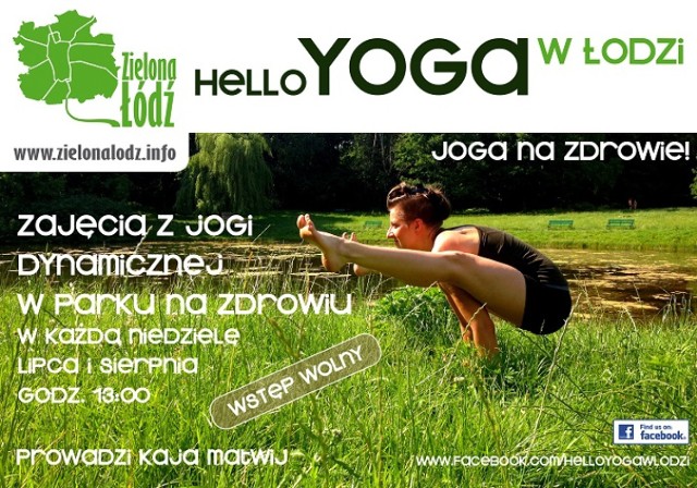 Joga w łódzkich parkach