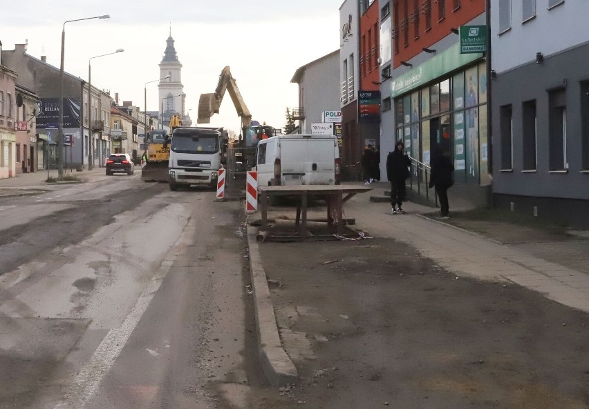 Trwa remont kanalizacji na ulicy Słowackiego w Radomiu. Jak idą prace? Zobacz zdjęcia