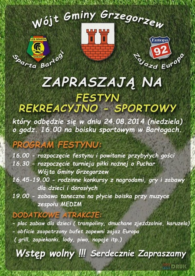 Festyn rekreacyjno-sportowy w Barłogach