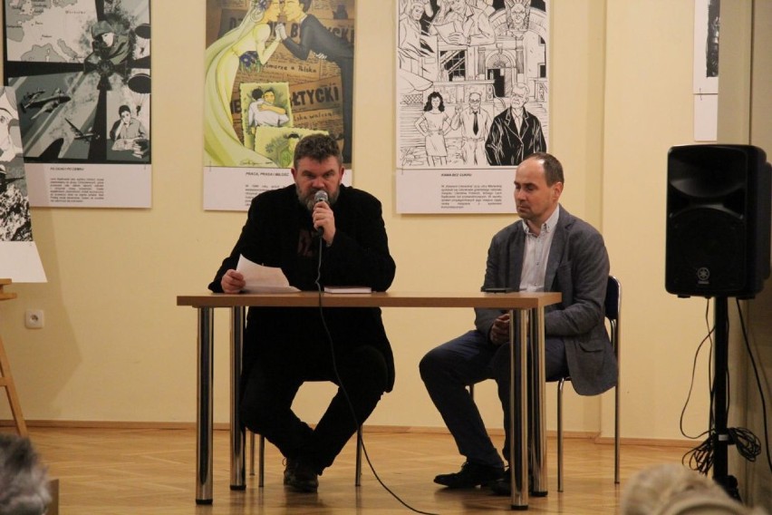 Współtwórca filmu – Tomasz Słomczyński podczas rozmowy z Dariuszem Majkowskim.