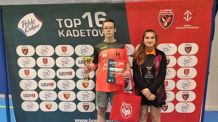 Tenisista stołowy Kolpingu Jarosław - Dawid Jadam trzeci w TOP 16 kadetów
