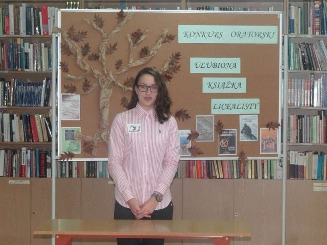 W Bibliotece Publicznej Miasta i Gminy Pleszew odbył się kolejny już konkurs oratorski - Ulubiona książka licealisty
