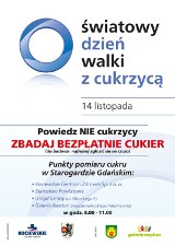 Dzień walki z cukrzycą: Przyjdź na bezpłatne badania