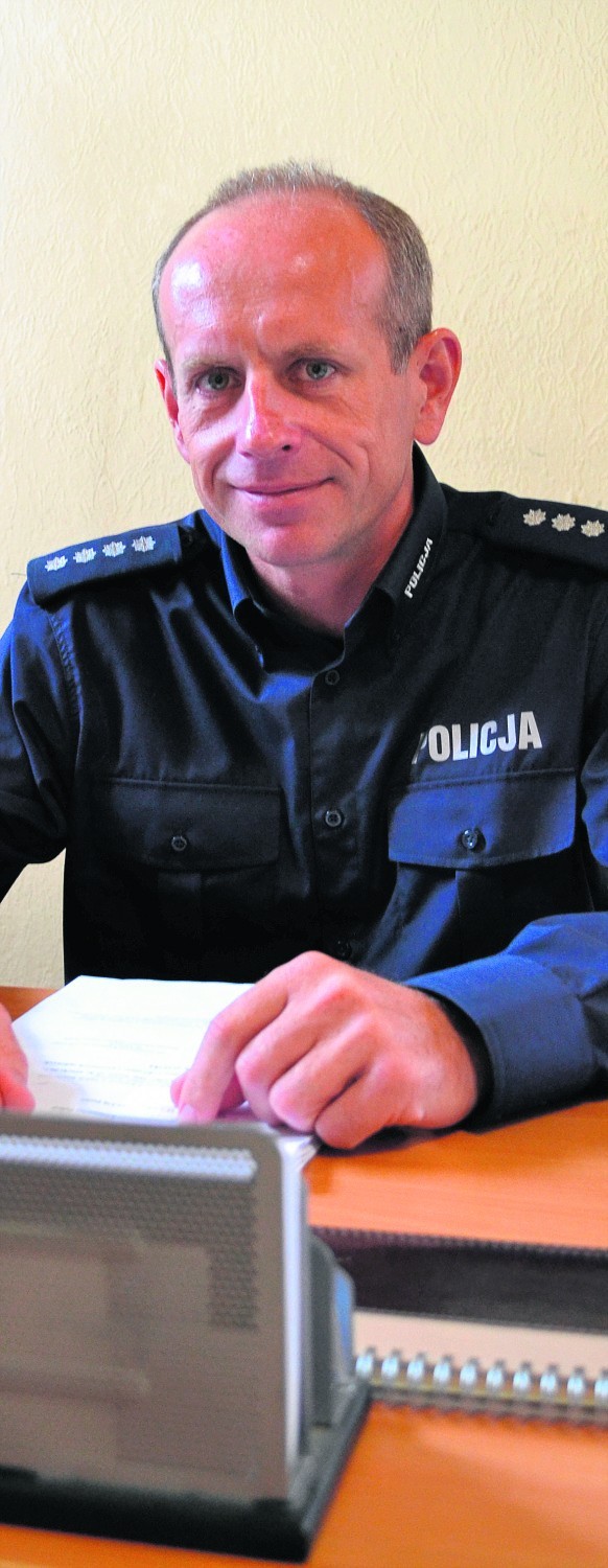 Nadkom. Stanisław Kraski, komendant policji w Pszowie