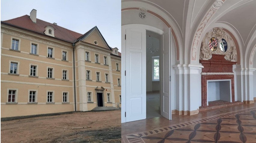 Pałac w Sobieszowie po kapitalnym remoncie. Centrum Muzealno-Wystawowe gotowe. Zobacz jak zmienił się budynek i jego wnętrza! [ZDJĘCIA