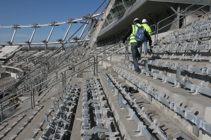 Stadion Śląski: Co nowego na budowie? [ZDJĘCIA + WIDEO]