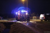 Wypadek w Opolu. Samochód spadł z podnośnika i przygniótł mężczyznę