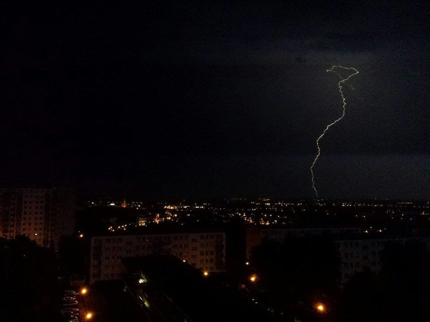 Burza z panoramą Gorzowa w tle [zdjęcia Czytelnika]