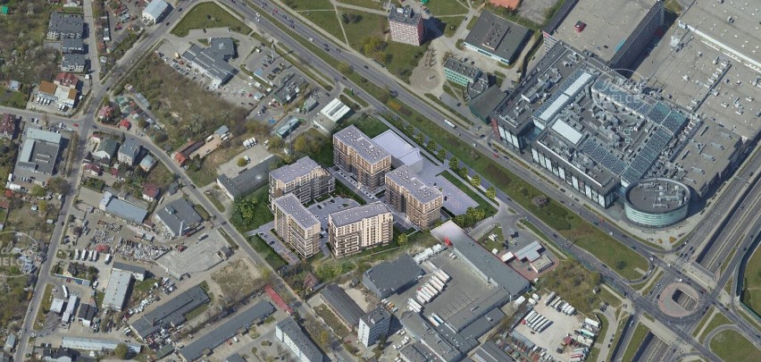 Pierwszy apartamentowiec w Dzielnicy Kielczanka w Kielcach prawie na półmetku. Zobacz wizualizacje