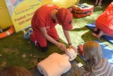 Kurs pierwszej pomocy i pokazy ratownictwa medycznego nad zalewem na Borkach w Radomiu. Zobaczcie zdjęcia