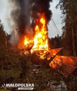 Dwa pożary wybuchły w nocy w Małopolsce                    
