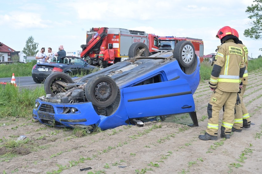 Wypadek na DK 16 w Szczepankach w powiecie grudziądzkim