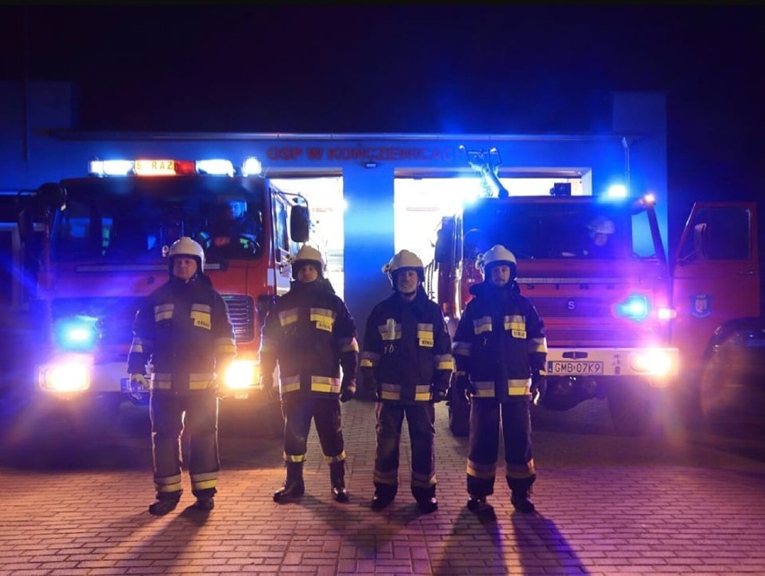 Powiat malborski. "Minuta dla druhów z Czernikowa" - nasi strażacy oddali cześć ofiarom tragicznego wypadku