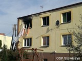 Wybuch gazu w Petrykach w podkaliskiej gminie Stawiszyn. Dwie osoby ranne [FOTO]