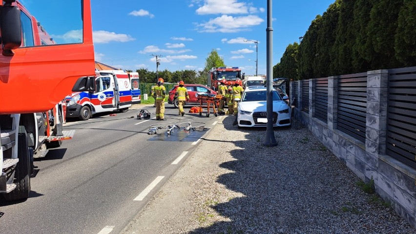 Wypadek w Czołowie w gminie Radziejów