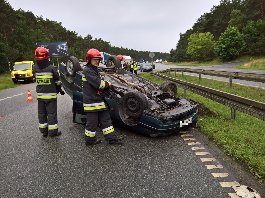 Nietypowy wypadek na ul. Armii Krajowej w Bydgoszczy. Przy...