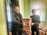 Policjanci ze Sławna pomagają uchodźcom wojennym z Ukrainy ZDJĘCIA