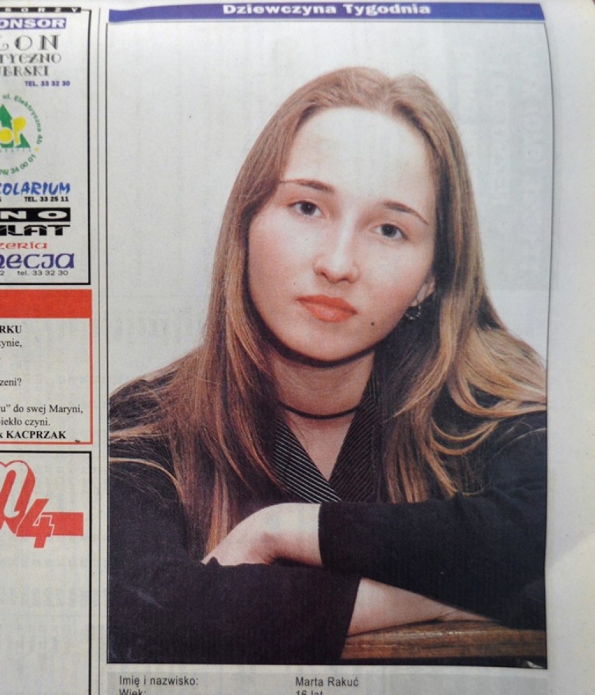 Dziewczyny Tygodnia Tygodnika Głogowskiego z 1997 roku (ZDJĘCIA) -część 2