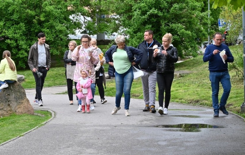 W niedzielę 23 maja mimo niezbyt sprzyjającej pogody w Parku...