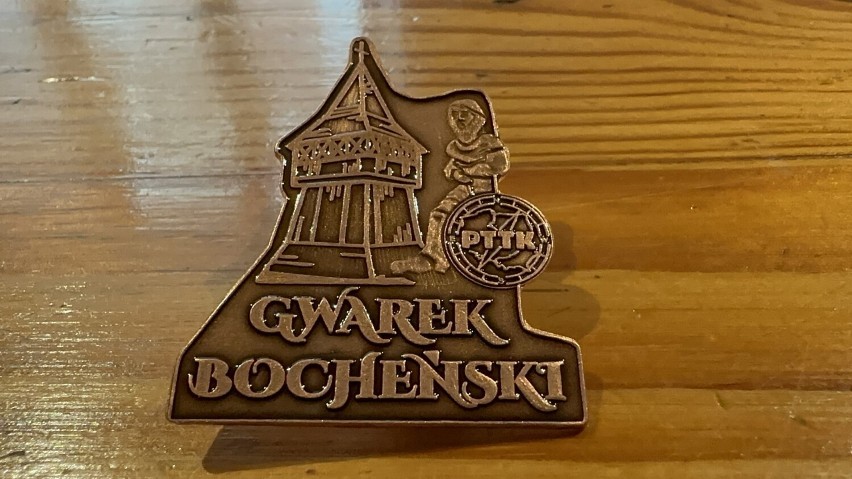 Odznaka Bocheńskiego Gwarka, opracowana przez PTTK o. w...