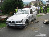 Wypadek w Lipowej. Nie żyje kierowca BMW! [ZDJĘCIA Z WYPADKU]