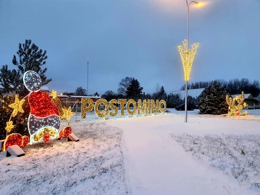 Świąteczne iluminacje w gminach powiatu sławieńskiego [zdjęcia]