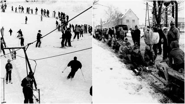 Zima w Słupsku i okolicach 30 lat temu.