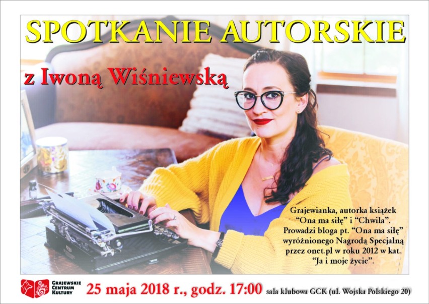co: Spotkanie autorskie z blogerką Iwoną Wiśniewską, autorką...