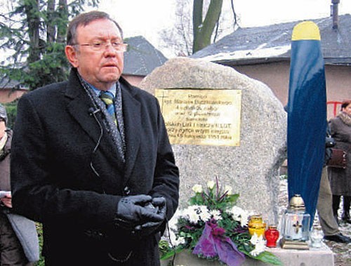 Zbigniew Buczkowski uczcił pamięć ojca i pozostałych ofiar tragedii sprzed 59 lat.