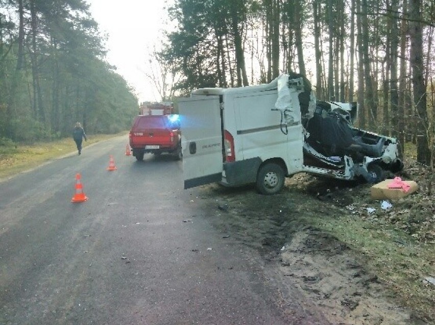 We wtorek ok. godz. 11 na drodze Włocławek - Bobrowniki we...